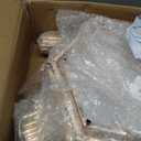 3PCS 2 Tier Hexagon Gold Cake Stand for Party, Tall Metal Pedestal Stands for Display Decoration, Flower, Plant, Birthday, Wedding, Baby Shower, Bridal Shower, Cylinder Column for Desserts