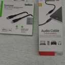 Belkin BoostCharge Fast Charging USB C to Lightning Cable 3.3ft/1M - MFi Certified 18W Power Delivery iPhone Charger Cord - Apple Charger USB C Cable - Fast Charging for iPhone 14, iPhone 13 - Black And GE 6ft Audio Cable 3.5mm Auxiliary