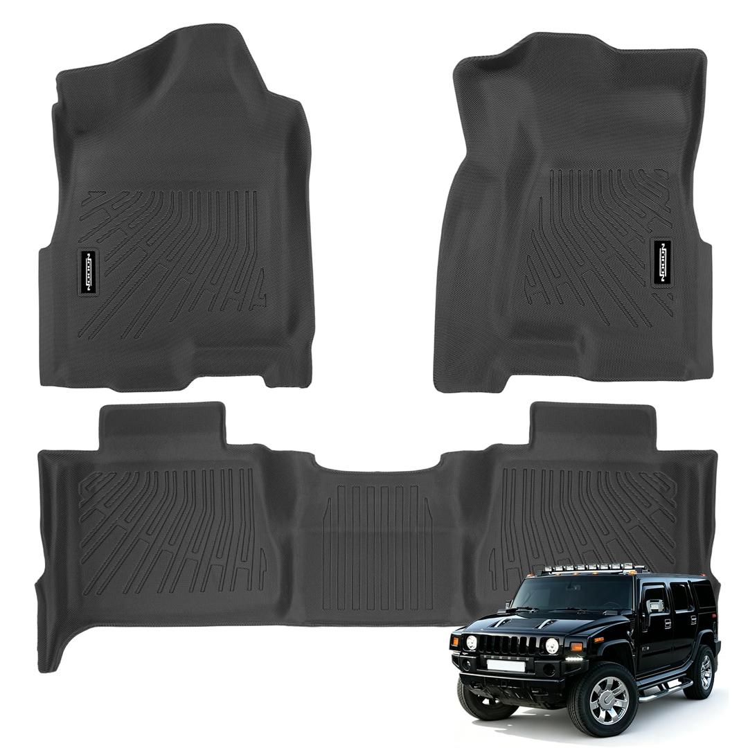 NQOQN Custom Fit Floor Mats for 2018-2026 VW Atlas 6 Seats/Captain Seat