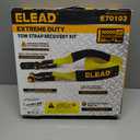 ELEAD Recovery Tow Strap Heavy Duty with Hooks 3" x 30Ft - 36000 LBS Break Strength, 2" Shackle Hitch Receiver + 3/4 D Ring Shackles (2pcs), Recovery Tow Rope for Truck, SUV, ATV Offroad Vehicle