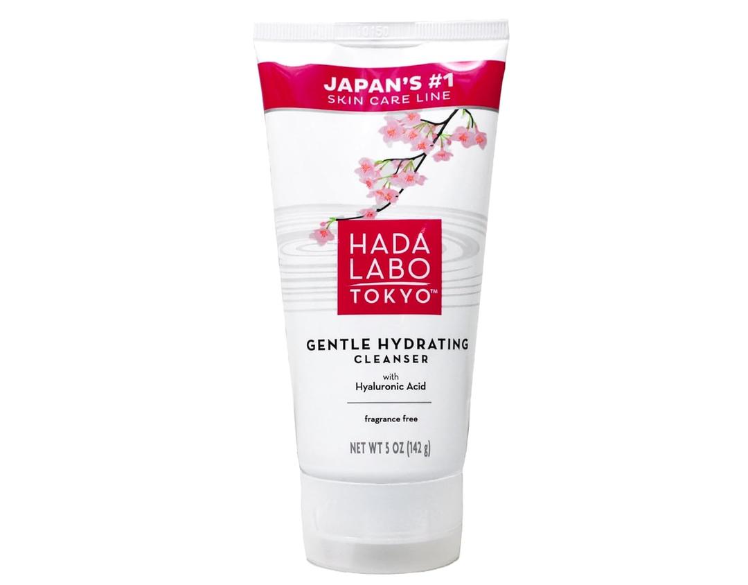Hada Labo Tokyo Gentle Hydrating Foaming Facial Cleanser, FragranceFree Sensitive Skin Face Wash with Hyaluronic Acid and Conditioning Agents Soften Skin, Locks In Moisture, 5.0 Oz