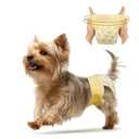 FurVeluxia Dog Diapers Female, Pull It Up Disposable Puppy Diapers with 360° Stretchy Waist, Super Absorbent Leak-Proof Doggie Diapers for Playful Dogs, Dog Walking, Gaming(S,30PCS)