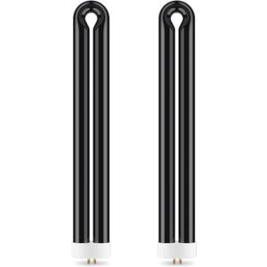 PACETAP 40W Replacement Bulb with 4 Pin Base, 2 Pack U Shape Lamp Tube Indoor Outdoor Light Bulbs Compatible with Black Flag BZ-40BLK BZ-40DX BZ-40MAX, for Stinger B4045-4 UVB45 (Black)