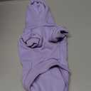 KOOLTAIL Dog Hoodie for Small Medium Dogs Cats, Soft&Warm Pet Sweater with Leash Hole and Pocket Boy Girl, Puppy Fall Winter Jacket Clothes, French Pitbull Cold Weather Coat Sweatshirt, Lavender XS