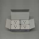 meross Smart Plug Mini, 15A & Reliable Wi-Fi, Support Apple HomeKit, Siri, Alexa, Echo, Google Assistant and Nest Hub, App Control, Timer, No Hub Needed, 2.4G WiFi Only, 4 Pack