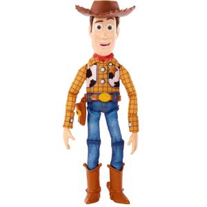 Mattel Disney Pixar Toy Story Talking Woody Action Figure & Accessory, Roundup Fun 12-inch Collectible with 30+ Sounds & Phrases