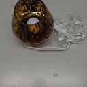 USB Plug-in Vintage Mushroom Lamp Small Bedside Table Lamp with 3 Temperature LED Bulb,Free Dimming Nights Light for Bedroom/Living Room/Entryway/Corner Decor New Home Gift (Golden Amber)