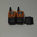Walkie Talkies, MOICO Long Range Walkie Talkies for Adults with 22 FRS Channels, Family Walkie Talkie with LED Flashlight VOX LCD Display for Hiking Camping Trip (Orange 2 Pack)
