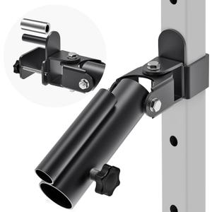 SELEWARE Power Cage Landmine Attachment, T Bar Row Landmine Attachment and Belt Squat Lever Arm for 2" x 2" or 3" x 3" Power Rack, V Bar Row Landmine Handle,  Fits 1"/2" Barbells & Weight Plates
