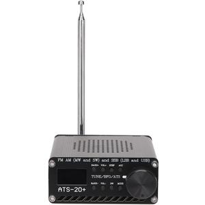 ATS 20+ Radio Receiver, FM Stereo Receiver, World Band Digital Receiver High Sensitivity Portable Small for Global FM Broadcast Reception, Outdoor Camping Home