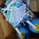 Sekey Heavy Duty Beach Wagon with 9" Big Sand-Proof Wheels, 300L Oversized Foldable Beach Cart with Cooler| Adjustable Handle & Balloon Tires for Sand, Camping,Vacation