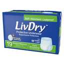 LivDry M Overnight Adult Diapers for Women and Men, Incontinence Underwear, Medium, 68-Pack