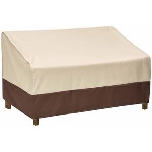 loriano 2-Seater Patio Sofa Cover, 100% Waterproof for Outdoor Loveseat Covers, 600D Oxford Fabric Heavy Duty Lawn Patio Furniture Covers 60" W x 40" D x 33" H