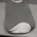 Elviros Cervical Neck Pillow for Neck Pain Relief, CPAP Pillow for Side, Back & Stomach Sleepers, Ergonomic Orthopedic Pillow for CPAP Users to Reduce Air Leaks and Mask Pressure, Dark Grey (23.6"L x16.26"W x4.3/3.3"H)