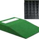 2026 Upgraded Baseball Pitching Mound with Hard Rubber Base, Portable Pitchers Mound with Antifade Synthetic Turf, Rubber Pitching Plate