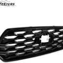 Front Bumper Upper Grill Insert Gloss Black Grille Fit For 2016 2017 2018 2019 2020 2021 2022 2023 Toyota Tacoma,2021 TRD/Mesh Style,Gloss Black