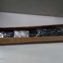 Shower Curtain Rod Tension No Drilling, Adjustable 51-128In,Black