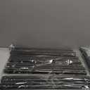 STORAGE MANIAC Long Expandable Shoe Rack, 24 Pairs Metal Wide Stackable Shoe Rack, Adjustable Shoes Shelf, Freestanding Shoes Organizer for Closet, Entryway, Hallway, Garage, Front Door, 4 Tiers