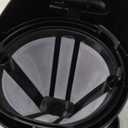 Elite Gourmet EHC116 Dual Drip Double Coffee Maker Brewer Includes Two 14 Oz Stainless Steel Interior Thermal Travel Mugs, Compatible with Coffee Grounds, Reusable Filter, Black