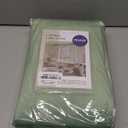 MIULEE Sage Green Elegant Grommet Curtains Polyester Thermal Insulated Soundproof Room Darkening Velvet Curtains/Drapes for Classical Living Room Bedroom Decor 52 x 90 Inch Set of 2