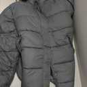 Women's Plus Size Down Coat| Waterproof, Windproof, Detachable Hood, Flannel Lined (4X, Dark Grey)