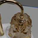 Candle Warmer Lamp Adjustable Timer - Electric Flower Glass Candles Warmers Adjustable Height Dimmable Vintage Base Modern Wax Candles Top Warmers for Small Jar Scented Wax Melts