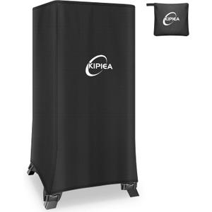 Kipiea 600D Heavy Duty Vertical Smoker Cover for Pit Boss 3-Series Electric Smoker, Waterproof BBQ Grill Cover with Windproof Buckles, UV Resistant, No Tear, No Fading