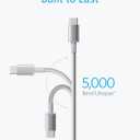 Anker USB C to USB C Cable, Type-C 60W Fast Charging Cable (3FT, 2Pack) for iPhone 16 Series, iPad mini 6 and More (Silver)