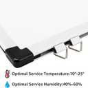 Amazon Basics Large Magnetic Dry Erase Whiteboard with Aluminum Frame, Pen Tray, Wall Mountable, 35.4" x 23.6", for School, Classroom, Office & Home