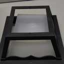 Progress Lighting 1-Light Indoor and Outdoor Flush Mount Ceiling Light, Interior and Exterior Ceiling-Mount Light Fixture for Porch Light, Patios, Garages, Hallways, Non-Metal, 8-1/4" by 4-3/4", Black (8.25-Inch Diameter x 4.75-Inch Height)