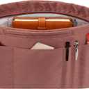 Vercord Purse Insert Organizers for Tote Handbag Bag in Bag with Zipper Liner Bag Organizer for Women 14 pockets (Coffee)