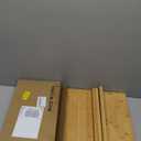 FoverOne Over the Stove Spice Rack, 33" Wide Bamboo Shelf Rack Organizer for Stove Top