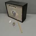 10000 Savings Challenge Box with Lock, Wooden Large 10k Money Saving Box Saver $10,000 Reusable Coin Money Challenge Cash Vault Saving Box Tracker Piggy Bank for Adults Kids, Blue