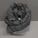 AveLom Queen Duvet Cover Set, 3 Pieces - 90 x 90 in, Dark Gray Microfiber with Zipper and Ties