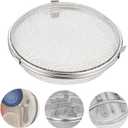 UPKOCH Dishwasher Basket 7.08X7.08X1.96 Inch Small Mesh Basket for Forks Knives Storage with Drainage Holes Kitchen and Baking Utensils Organizer