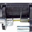 PT Auto Warehouse HO-3232S-RR - Outside Exterior Outer Door Handle, Smooth Black - Passenger Side Rear