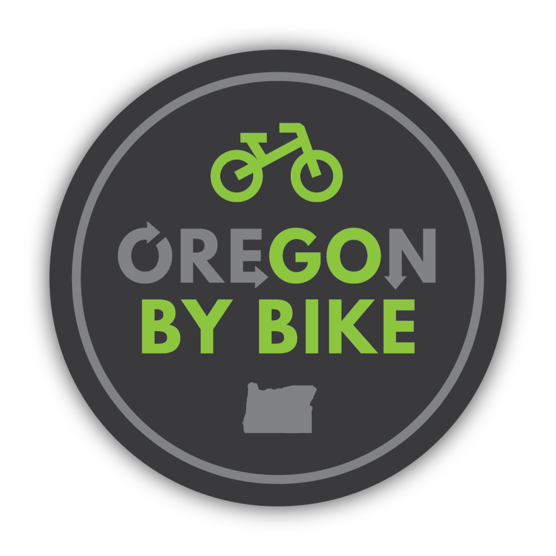 GO BY BIKE Oregon Sticker, 3 Pack