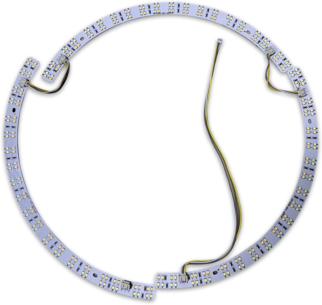 HuixuTe LED Light Strip for Ceiling Fan with Light, Compatible HXT-FSD01, HXT-FSD05, HXT-FSD06, HXT-FSD07, HXT-FSD13, HXT-FSD20, Ceiling Fan Light Kit Replacement for Ceiling Fan with Light