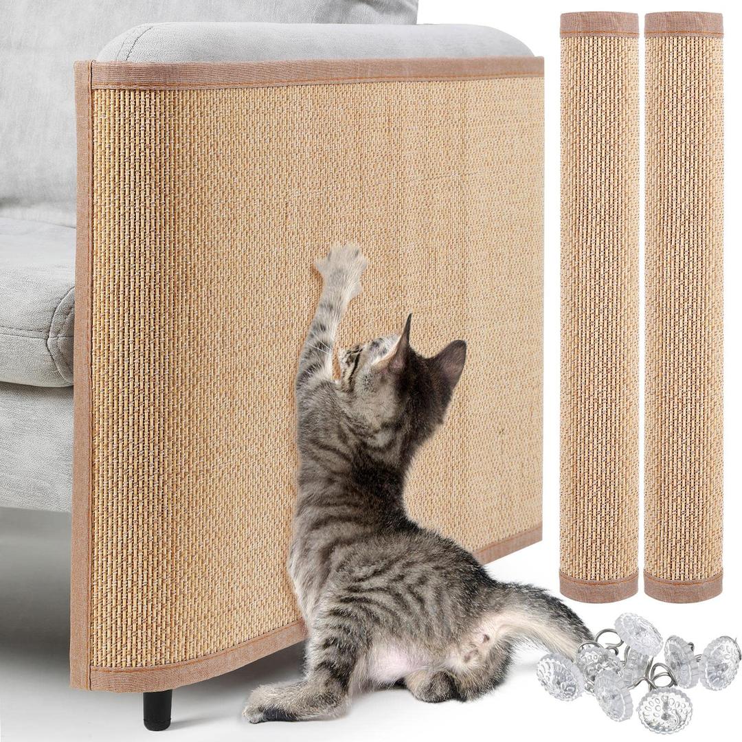 2 Pcs Cat Scratch Furniture Protector, 19.7 x 31.5 Inch