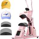 VEVOR Hat Heat Press Machine, with 2pcs Interchangeable Platens, Precise Temperature and Time Control, Hat Press for HTV Iron On and Sublimation Projects, for Caps, Headbands, Cuffs, Face Masks, Pink