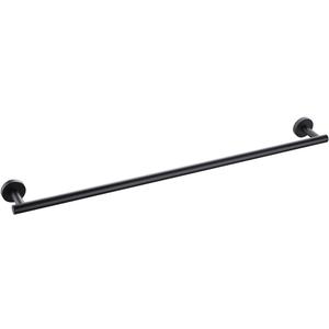 Miyili Matte Black 36" Towel Bar SUS 304 Stainless Steel Towel Holder for Bathroom or Kitchen Wall Mount, A01B90A