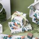 5 x WRAPAHOLIC Kraft New Home Wrapping Paper Roll - Mini Roll - 17 Inch x 33 Feet - Happy New Home Design, Perfect for Birthday, Party, Holiday