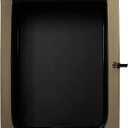 Amazon Basics Portable Folding Soft Dog Crate for Cat, Dog, Rabbit, Double Door with Mesh Ventilation, Collapsible, Easy to Set Up, Large 36" x 24" x 24", Tan