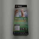 Duck MAX Strength Window Insulation Kit, Winter Window Seal Kit Fits Patio Doors & Large Windows, Heavy Duty Shrink Film Insulator, Indoor Installation, Window Tape Included, 84" x 120", Clear, 1 Pack