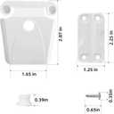 Cooler Hinge and Latch Replacement Kit for Igloo,Repair and Replace Cooler Components,4 Hinges and 2 latches