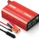 YSOLX 500W Power Inverter 12V to 110V for Vehicles with Dual Fast Charging 24W USB and 2 AC Outlets, Ideal for Road Trips, Camping, and Vehicle Power Needs