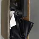 Nefish Mini Fridge Stand with 23.6" x 23.6" x 0.8" Silicone Drip Tray with Raised Edge Mini Refrigerator Stand with Mat Portable Washer and Dryer Pedestal