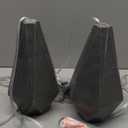 PoKat 20.25" Rustic Farmhouse Table Lamp Sets of 2 for Living Room Bedroom Deep Grey Contemporary Classic Bedside Nightstand Lamp with White Fabric Shade, Suitable for Small Place