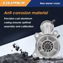 Ezexpreze 6646N Ford New Starter Replacement for 00-05 Excursion, 99-13 Expedition F-150 F-250 F-350 F-450 F-550 Super-Duty Lincoln Navigator, 05-10 Mustang, 99-13 V8 V10 4.6 5.0 5.4 6.2 6.8L