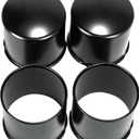 4Pcs 4.9" OD Open ＆ Domed Bundle Trailer Wheel Center Caps